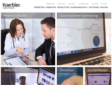 Tablet Screenshot of koerbler.com